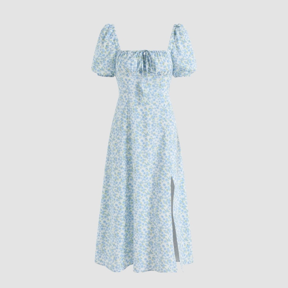 PRICE DROP! NWT: Cider RUTH'S DITSY FLORAL SQUARE NECK MIDI DRESS